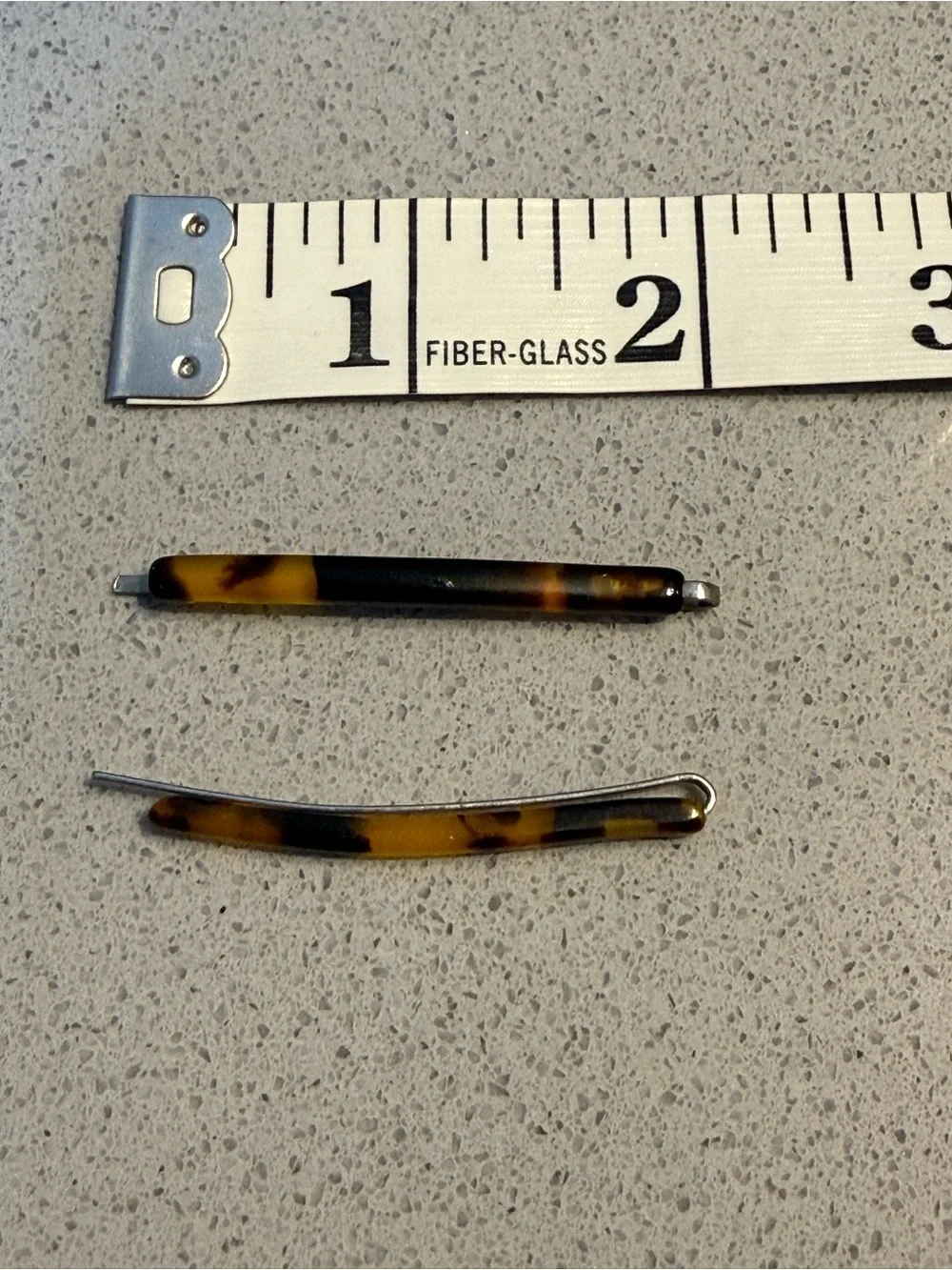 2 Vintage Charles J. Wahba Handmade France Tortoiseshell Hair Barrettes